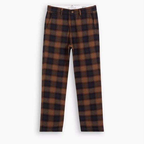 Levi's XX Straight Fit Chequered Chino - Picture 3 of 4